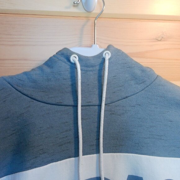 Adidas Gray & White Logo Hoodie | Women’s Pullover Sweatshirt Medium - Picture 3 of 5